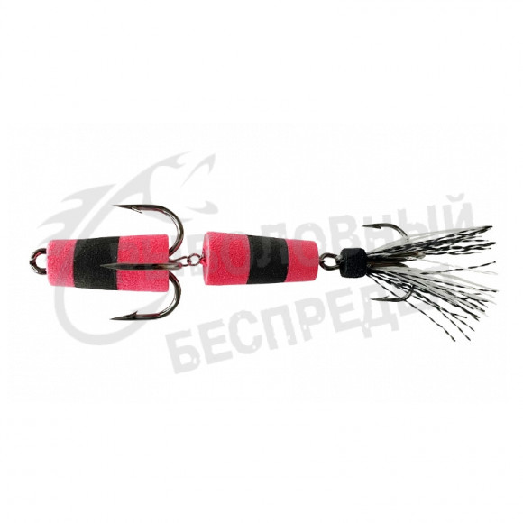 Приманка Мандула "Флажок" XXL Fish Модель 11 цв. Красно-Черно-Красный