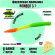 Форелевая силиконовая приманка COOL PLACE BOMBER 3.1" зеленый-желтый-оранжевый СЫР