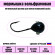 Мормышка спортивная Куниловъ Капля 3,3mm 0,35g черный никель