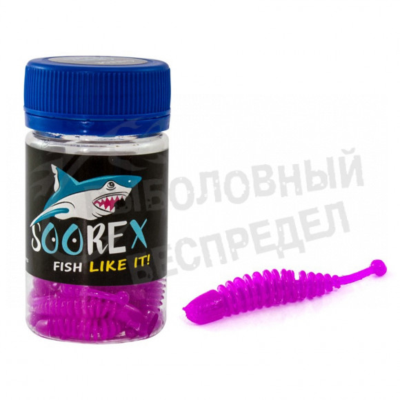 Мягкая приманка Soorex Kid 42mm фиолетовый чеснок