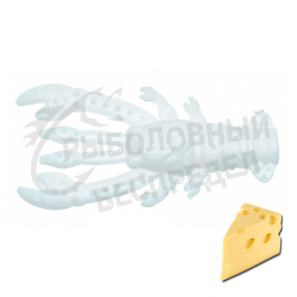 Силиконовая приманка Ojas Rachek Soft Winter 21mm White (fluo) Cheese
