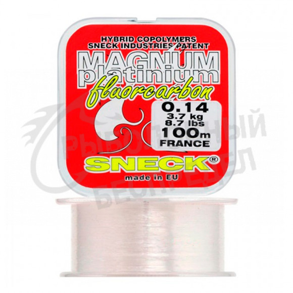 Леска Sneck Magnum Platinium Fluorcarbon 100m 0.50 мм