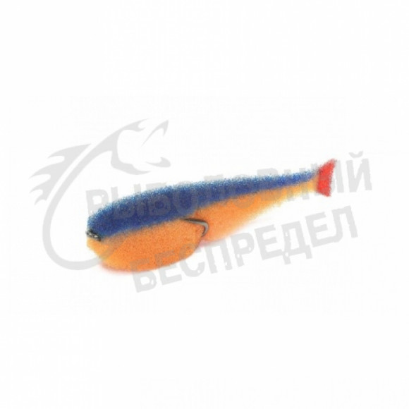 Поролоновая рыбка Контакт (двойник) 10см оранжево-синяя