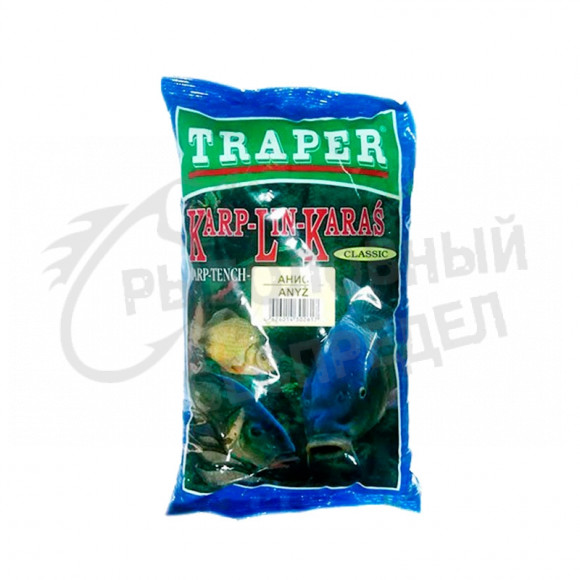 Прикормка Traper Classic Карп Линь-Карась Анис 1кг art.00259