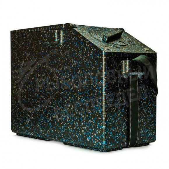 Ящик  Ice Box Сlassic большой 554х260х420mm Черный-серый-синий