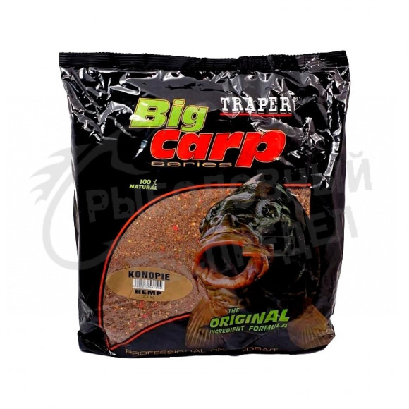 Прикормка Traper Big Carp Конопля 2,5 кг art.00214