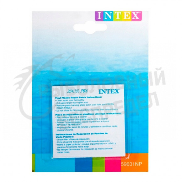 Ремонтный пластырь (6шт) (59631) INTEX