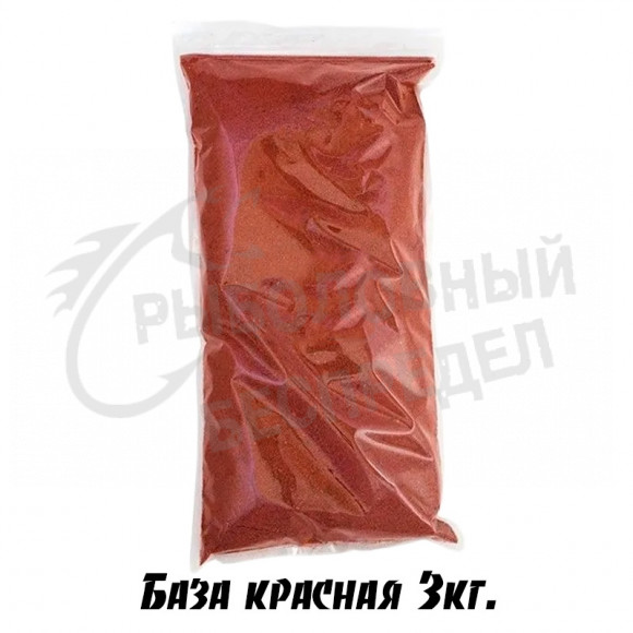 Прикормка FishBait Silver База Красная 3 кг