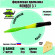 Форелевая силиконовая приманка COOL PLACE BOMBER 3.1" черный-желтый-зеленый СЫР