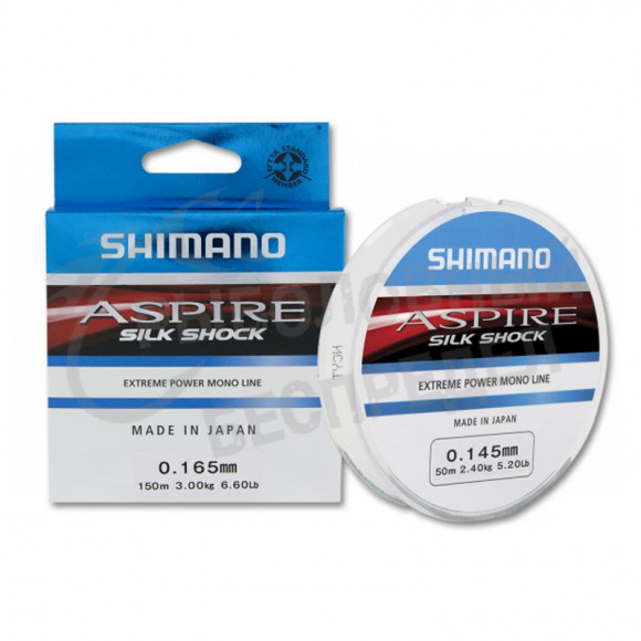 Леска Shimano Aspire Silk Shock 150m 0.225mm 5.50кg Сlear