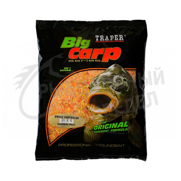 Прикормка Traper Big Carp Тропические Фрукты 2,5 кг art.00215