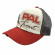 Бейсболка PAL Trout Cap PTC-1701 Red Beak, Gray Mesh