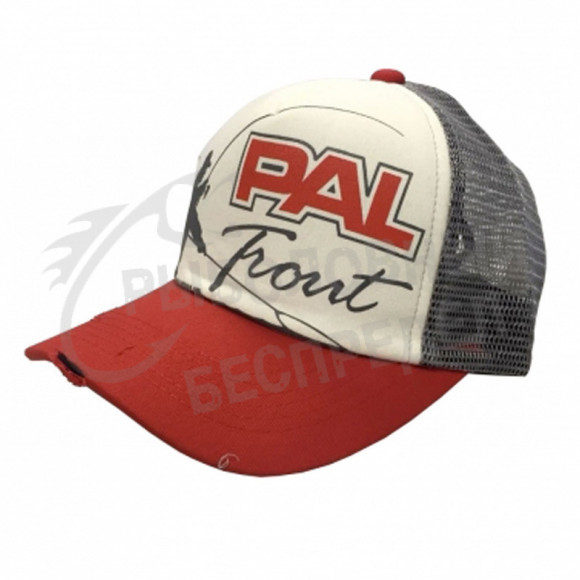 Бейсболка PAL Trout Cap PTC-1701 Red Beak, Gray Mesh