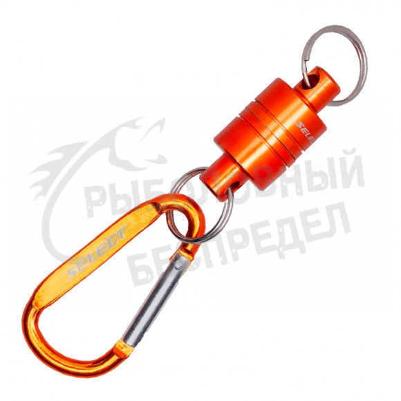 Магнит Select MG-1 с карабином ц:orange