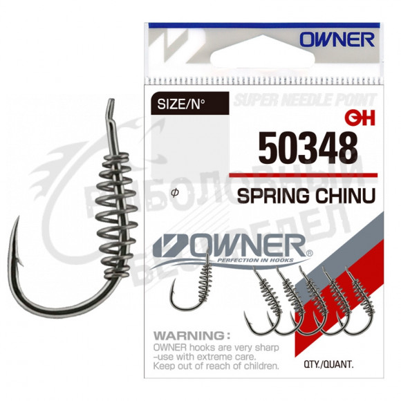 Одинарный крючок Owner Spring Chinu nickel 50348-05