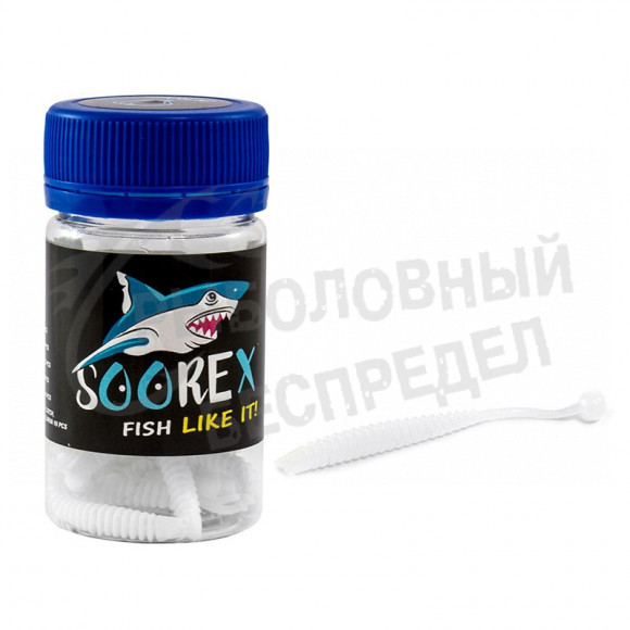 Мягкая приманка Soorex Catch 61mm белый икра