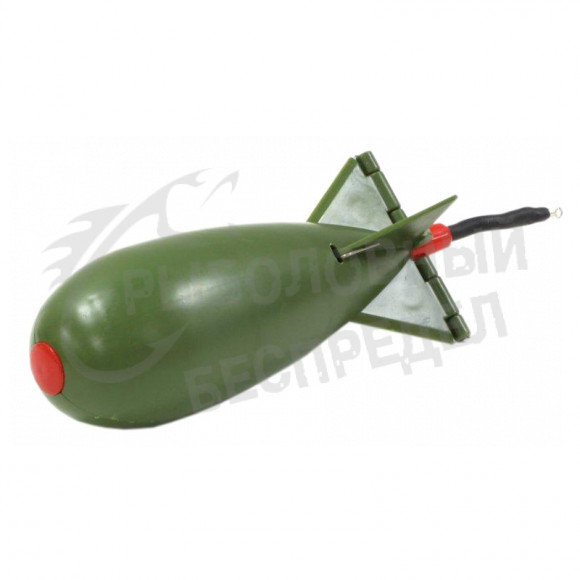 Кормушка закормочная Ceimar Bait-BOMB (ракета) большая зеленая