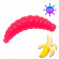 Мягкая приманка Trout HUB Maggot 1.5" pink UV банан