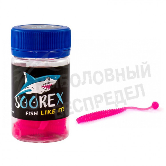 Мягкая приманка Soorex Catch 61mm розовый икра