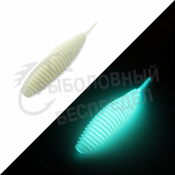 Мягкая приманка GarPRO Larva Neon и Glow 70mm 002 сыр