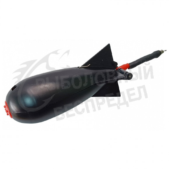 Кормушка закормочная Ceimar Bait-BOMB (ракета) малая черная