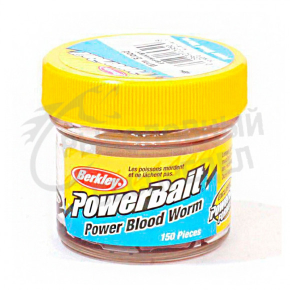Приманка Berkley Powerbait Power Blood Worm, 150шт, Red art.1079210