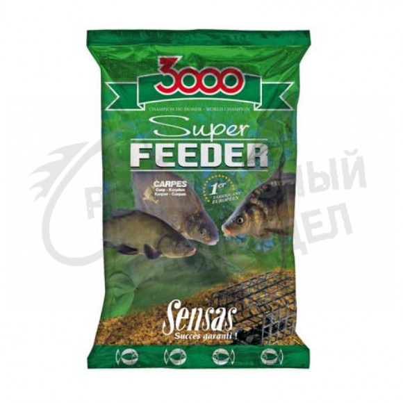 Прикормка Sensas 3000 Super FEEDER Carp 1kg