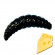 Мягкая приманка Trout HUB Maggot 1.5" black сыр