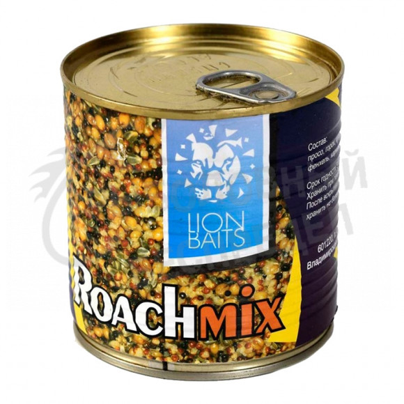 Зерновая смесь Lion Baits Roach mix (Плотва микс) 430мл