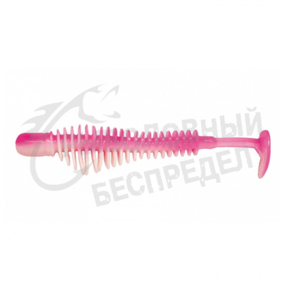 Силиконовая приманка B Fish N Tackle Pulse-R Paddle Tail 2.45" #Pink-White
