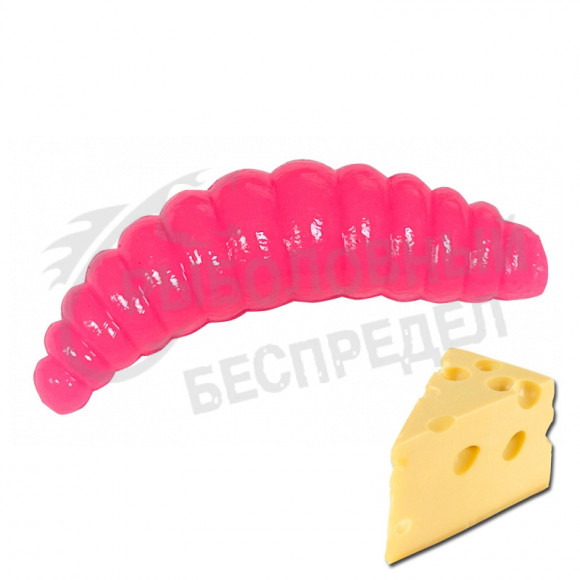 Мягкая приманка Neon 68 Trout Maggot 1.3'' розовый сыр