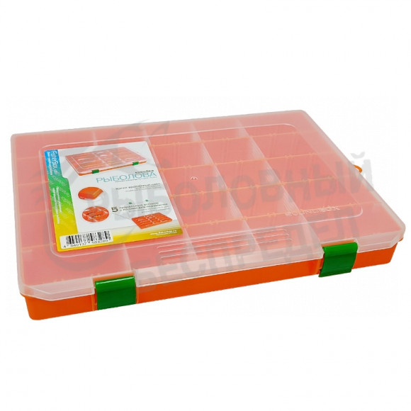 Коробка рыбака Fisherbox 310 orange (31х23х04 cm)