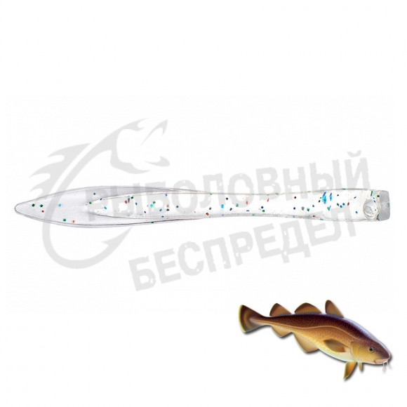 Силиконовая приманка HIGASHI Pelagic worm 1.5'' #01 Fish
