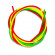 Кембрик силиконовый Dunaev ZUB 1,0-2,0мм (3х30см) красный, желтый,зеленый