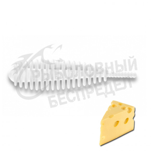Мягкая приманка Mils Trout Baits Ribs 2" WHITE 040 сыр
