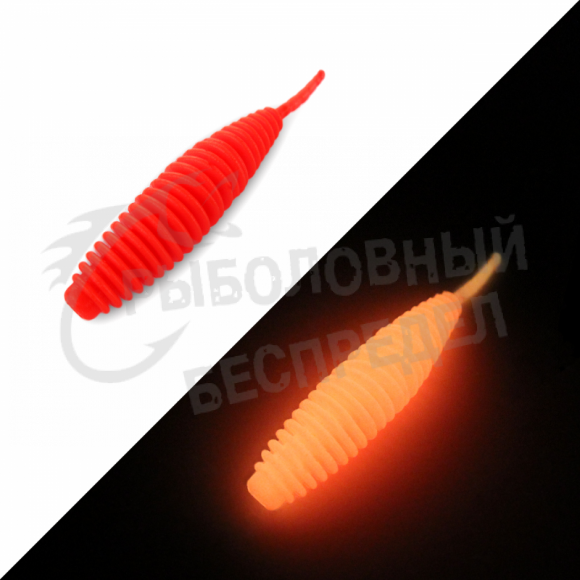 Мягкая приманка GarPRO Larva Neon и Glow 70mm 006 сыр