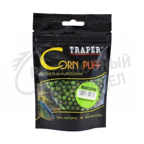 Кукуруза воздушная Traper Corn puff Марцепан 4mm 20g art.15048