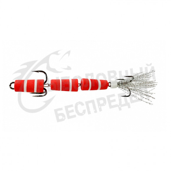 Приманка Мандула "Флажок" XXL Fish Модель 130Д цв. Красно-Белая