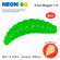 Мягкая приманка Neon 68 Trout Maggot 1.5'' зеленый сыр