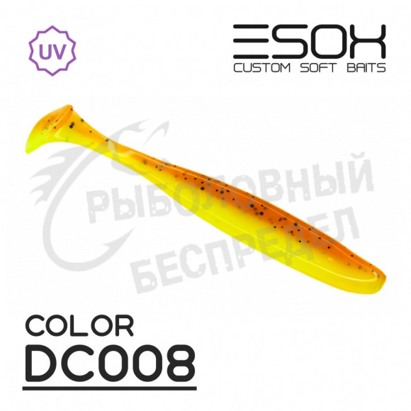 Виброхвост Esox Sheasy 4.4"(112мм) [4 шт.] (DC008)