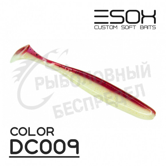 Виброхвост Esox Sheasy 4.4"(112мм) [4 шт.] (DC009)