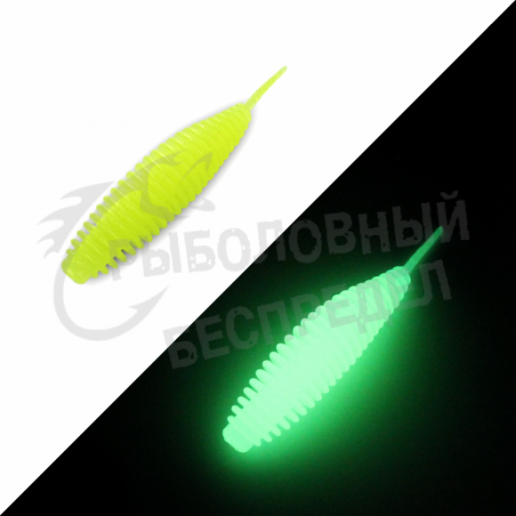 Мягкая приманка GarPRO Larva Glow 70mm 002 креветка