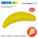 Мягкая приманка Neon 68 Trout Maggot 1.5'' желтый сыр