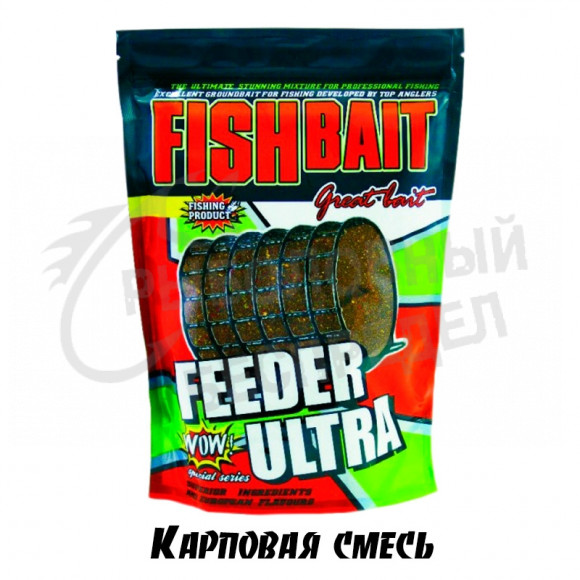 Прикормка FishBait FEEDER ULTRA Carp Mix - Карповая смесь 1кг