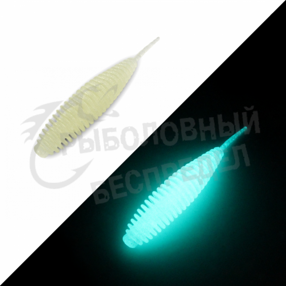 Мягкая приманка GarPRO Larva Glow 70mm 003 сыр