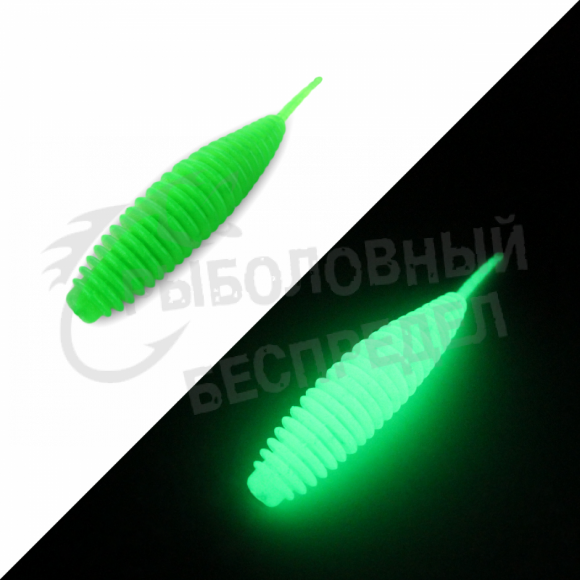 Мягкая приманка GarPRO Larva Neon и Glow 70mm 005 сыр