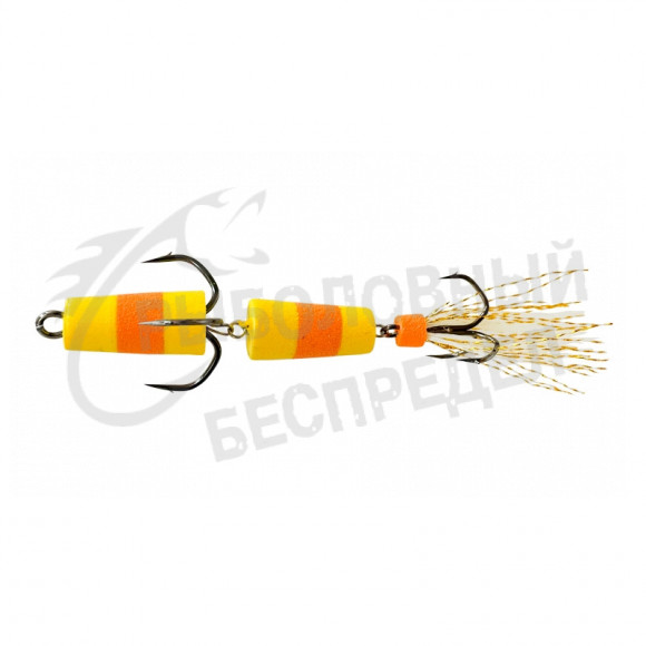 Приманка Мандула "Флажок" XXL Fish Модель 17 цв. Жёлто-Оранжевая
