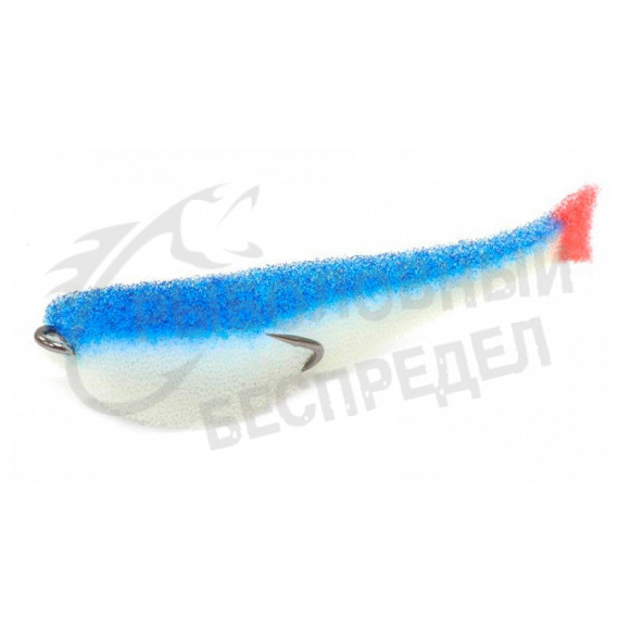 Поролоновая рыбка LeX Porolonium Classic Fish CD 8cm #WBLB Бело-Синяя