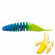 Мягкая приманка Trout HUB Plamp 2.8" #219 Dark blue + lemon банан