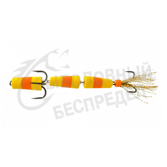 Приманка Мандула "Флажок" XXL Fish Модель 130 цв. Желто-Оранжевая